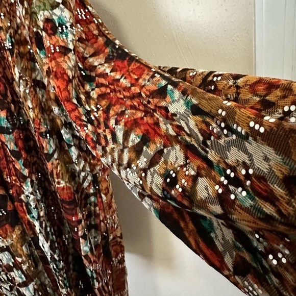 Peck & Peck Open Front Embellished Jacket - Picture 2 of 7